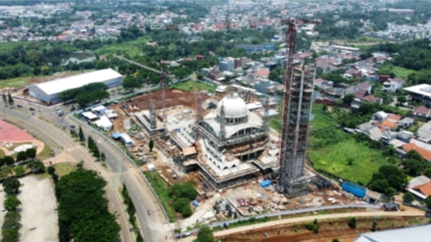 Dokumentasi Pembangunan Masjid Raya Nurul Wathon Kabupaten Bogor